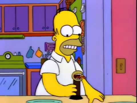 Youtube: Homer loses burping competition