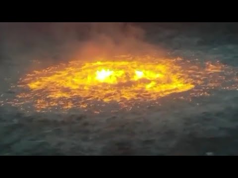 Youtube: Video shows fire in Gulf of Mexico after gas pipeline rupture | ABC7