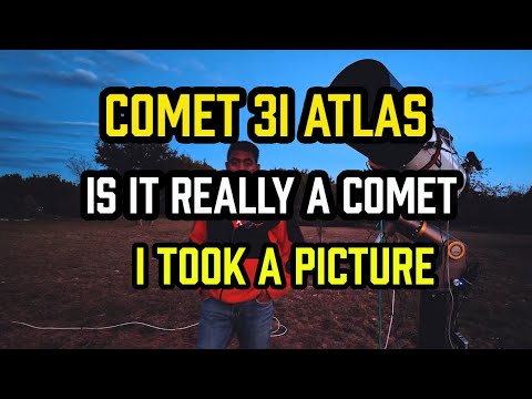 Youtube: Komet 3i Atlas – Ist das WIRKLICH ein Komet? – Ich habe ein Foto gemacht!
