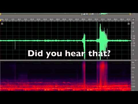 Youtube: Clintonville, WI Booms caught on audio