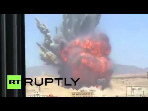Youtube: Yemen: MASSIVE explosion rocks Sanaa