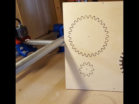 Youtube: MPCNC Wood Gear Cutting - Works Great!