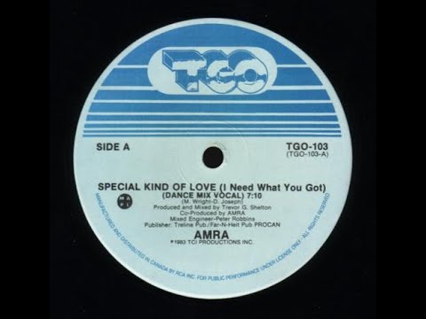 Youtube: Amra – Special Kind Of Love (I Need What You Got)1983