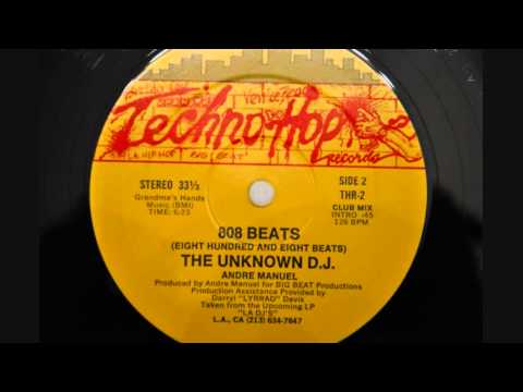 Youtube: The Unknown D.J. - "808 Beats (Club Mix)"