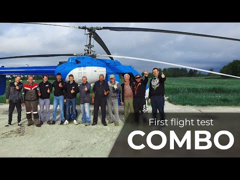 Youtube: FIRST AUTONOMOUS FLIGHT OF COMBO DRONE, A CONVERTED MANNED HELICOPTER KA-26