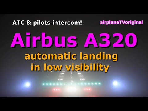 Youtube: Airbus A320 pilots' view ILS Approach CAT III LOWW-VIE in bad weather