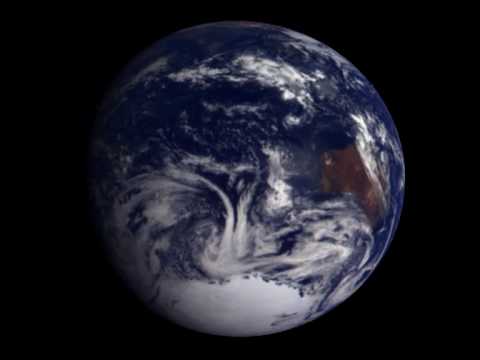 Youtube: Rotating Earth from Space (Galileo spacecraft 1990) HD