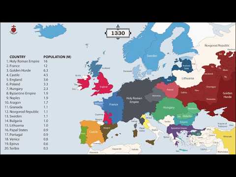 Youtube: The History of Europe: Every Year