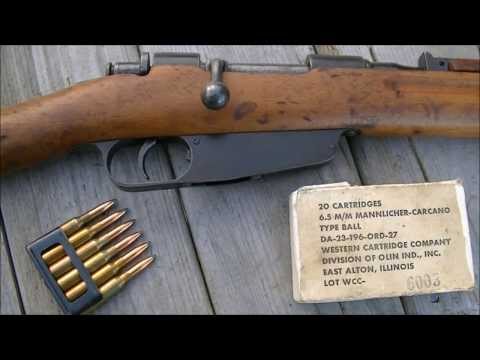Youtube: Shooting the 6.5mm 91/38 Carcano Rifle