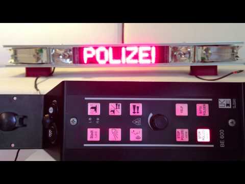 Youtube: Hänsch DBS 975 Polizei Hessen mit Typ 620 Yelp & elektrischem Kompressor-Signal mit BE 600