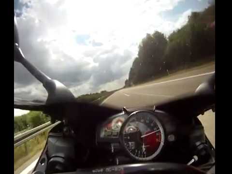 Youtube: Yamaha R1 top speed Almost dead crash