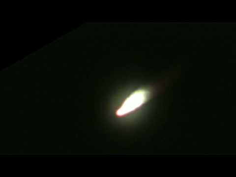 Youtube: The Real ALIEN DEATH STAR over Iraq UFO or Meteor spiraling towards earth.