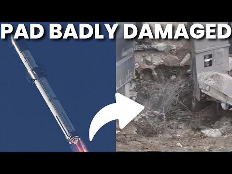 Youtube: SpaceX Launches Starship But Causes Big Damage to the Pad. What Went Wrong?