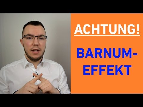 Youtube: Manipulationsgefahr! BARNUM-EFFEKT einfach erklärt