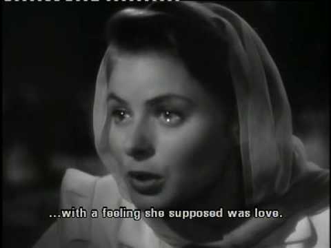 Youtube: Casablanca - the must watch scene