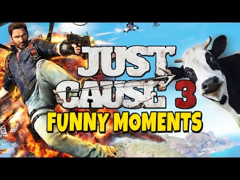 Youtube: Just Cause 3 - Funny Moments - Yust Cows 3
