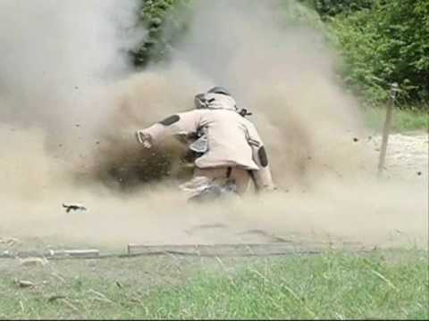 Youtube: Olympia EOD Bomb Disposal Suit Blast Test