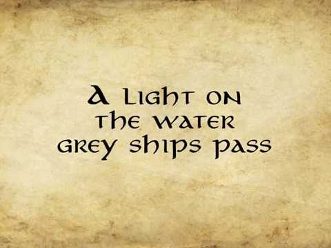 Youtube: Into the West - Annie Lennox lyrics video from The Lord of the Rings : The Return of the King