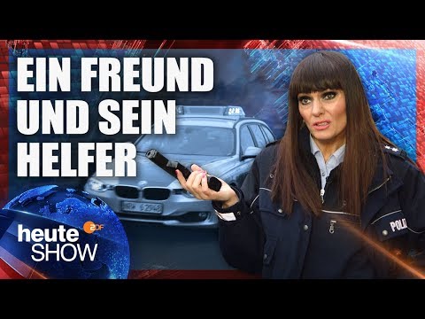 Youtube: Ein Polizei zu sein, ist Larissas absoluter Traumjob (Martina Hill) | heute-show vom 17.11.2017