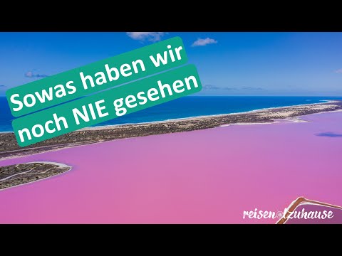 Youtube: Pink Lake Australien ● UNGLAUBLICH! Dieser See ist wirklich PINK ● Hutt Lagoon ● Weltreise Vlog #031