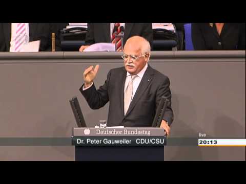 Youtube: Dr. Peter Gauweiler CDU/CSU zum Fiskalvertrag und ESM-Vertrag 29.06.2012 - die Bananenrepublik