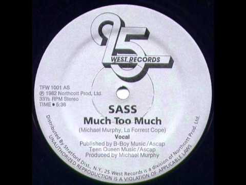 Youtube: Sass - Much Too Much (1982)