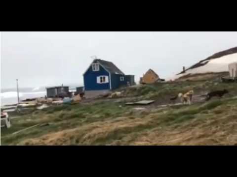 Youtube: Earthquake Causes ATLANTIC TSUNAMI   Greenland Hit