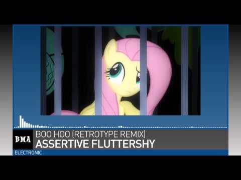 Youtube: Assertive Fluttershy - Boo Hoo (Retrotype Remix)