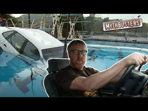 Youtube: Can You Escape a Sinking Car Before Running Out of Air? | MythBusters