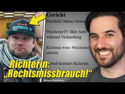 Youtube: Ich Habe Gegen WeichreiteTV Vor Gericht GEWONNEN Und Zeige Euch Die IRRE Verhandlung!