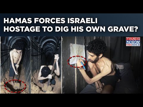 Youtube: Israeli Hostage Made To Dig Own Grave? Bone Chilling Video Of 'Living Skeleton' Inside Hamas Tunnel
