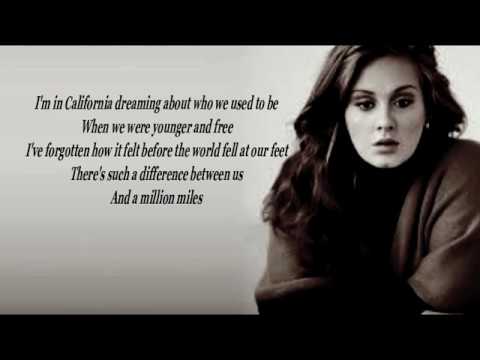 Youtube: Adele Hello lyrics