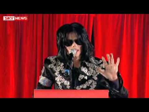 Youtube: Michael Jackson O2 Arena Performances Announcement