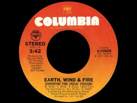 Youtube: Earth, Wind & Fire ~ Serpentine Fire 1977 Funky Purrfection Version
