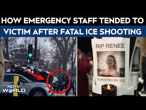 Youtube: Minneapolis Shooting | Video Captures Emergency Responders Carrying Victim After Fatal ICE Shooting