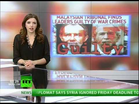 Youtube: Bush/Blair Guilty of War Crimes