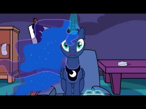 Youtube: Luna watches the "Equestria Girls" trailer