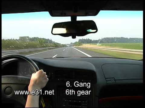 Youtube: BMW 850CSi 300km/h better quality