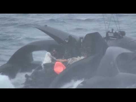 Youtube: ICR vid: Sea Shepherd's Adi Gil trailing rope