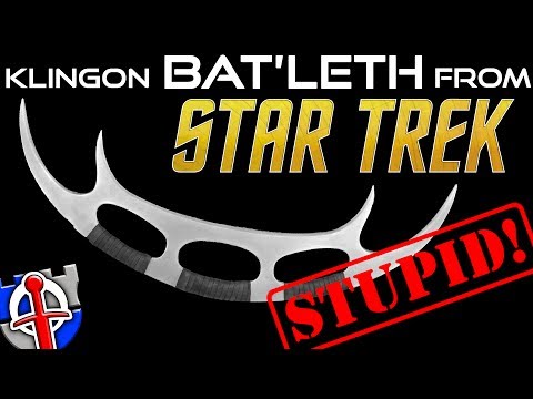 Youtube: Why the Klingon Bat'leth from Star Trek is STUPID!