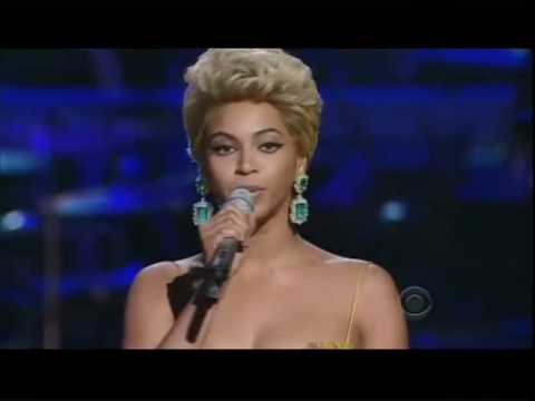 Youtube: Beyonce singing the Etta James Classic 'At Last'