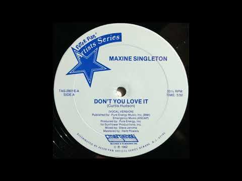 Youtube: MAXINE SINGLETON - Don´t you love it