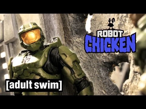 Youtube: Halo and the Master Chief Compilation | Robot Chicken | Adult Swim