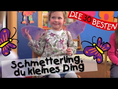Youtube: 👩🏼 Schmetterling, du kleines Ding - Singen, Tanzen und Bewegen || Kinderlieder