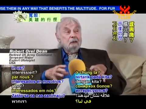 Youtube: Bob Dean on the truth about Extraterrestrials Part 1/3  SupremeMasterTV Multi-Subtitels