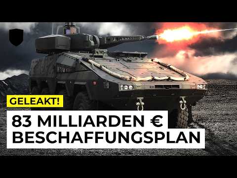 Youtube: Beschaffungsplan enthüllt: 153 Vorhaben für 83 Milliarden Euro bis 2026 (1/2)