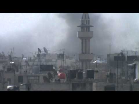 Youtube: قصف عنيف على احياء حمص القديمة25-3-2012