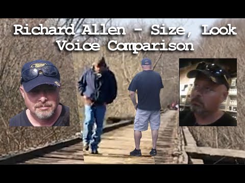 Youtube: Delphi Murders Abby and Libby -  Killer Size, Look and voice Comparison.  What do you think?