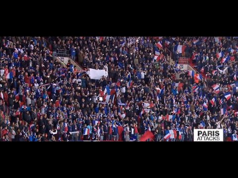 Youtube: Paris Attacks: French and British fans sing La Marseillaise together at Wembley Stadium