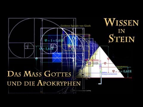 Youtube: Wissen in Stein I (Das Maß Gottes und die Apokryphen) Axel Klitzke